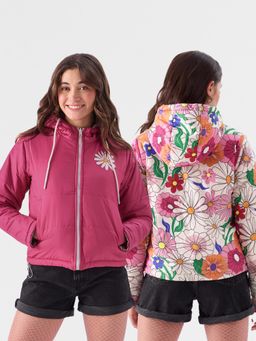 The Souled Store - Original Oopsie Daisy Reversible Women Puffer Jacket