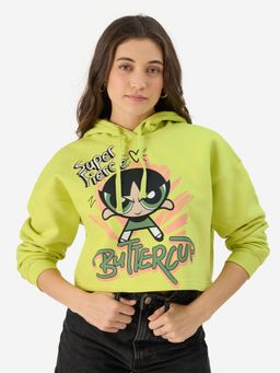 The Souled Store - Original Buttercup Super Fierce Women Oversized Hoodie