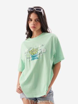 The Souled Store - Official Pixar Monster INC Women Oversized T-Shirt