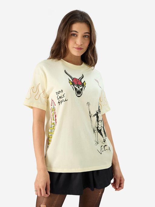 Buy The Souled Store Stranger Things Hellfire Club Women Oversized