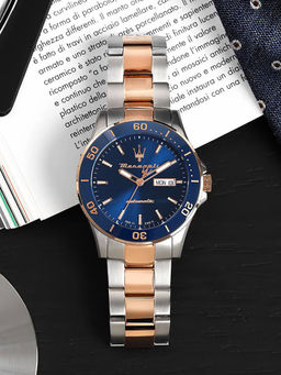 Maserati - Lifestyle Day-Date Analog Dial Color Navy Blue Men Watch - R8823100001 (M)