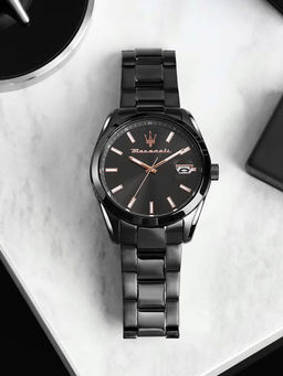 Maserati - Classic Date Analog Dial Color Black Men Watch - R8853151015 (M)