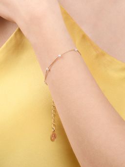 Accessorize London - Womens White Pearl Bracelet