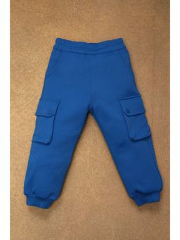 One Friday - Kids Boys Blue Twill Joggers