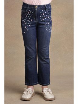 One Friday - Kids Girls Navy Blue Denim Jeans