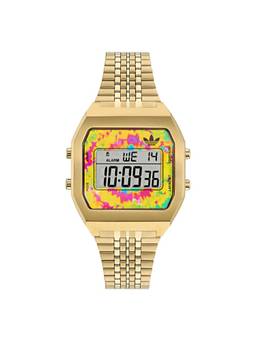 adidas Originals - Men Gold Round Dial Wrist Watch - AOST24559 (M)