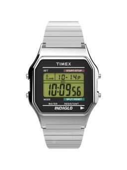 Timex - Men White Square Dial Wrist Watch - T78582 (M)