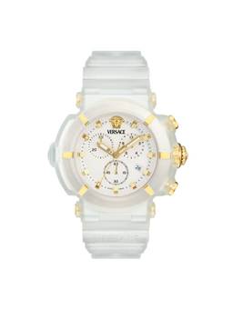 Versace - Men White Round Dial Wrist Watch - VE0L00525 (M)