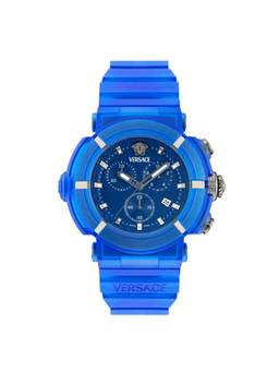 Versace - Men Blue Round Dial Wrist Watch - VE0L00625 (M)