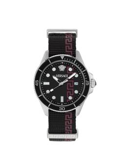 Versace - Men Black Round Dial Wrist Watch - VE5J00126 (M)
