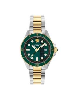 Versace - Men Green Round Dial Wrist Watch - VE5J00426 (M)