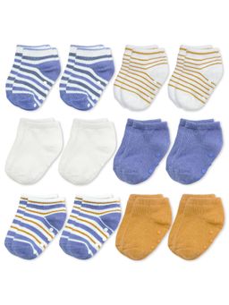 NINTARA BABY - Anti-Slip Multi-Color Baby Socks (Pack Of 12)
