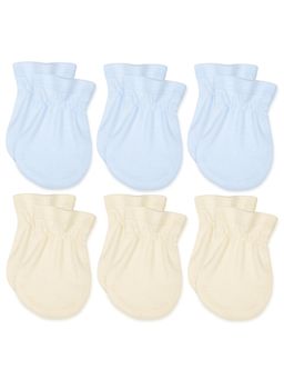 NINTARA BABY - Organic Multi-Color Cotton Mittens (Pack Of 6)