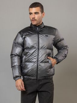 Club York - Men Grey Quilted Jacket