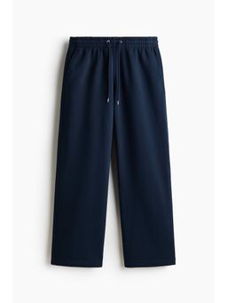 H&M - Men Blue Loose Fit Sweatpants