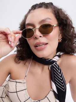 Twenty Dresses by Nykaa Fashion - Uv Protected Lens Brown Sunglasses