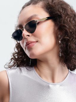 Twenty Dresses by Nykaa Fashion - Uv Protected Lens Black Sunglasses
