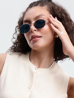 Twenty Dresses by Nykaa Fashion - Uv Protected Lens Black Sunglasses