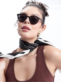 Twenty Dresses by Nykaa Fashion - Uv Protected Lens Black Sunglasses