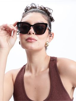 Twenty Dresses by Nykaa Fashion - Uv Protected Lens Black Sunglasses