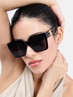 Twenty Dresses by Nykaa Fashion - Uv Protected Lens Black Sunglasses