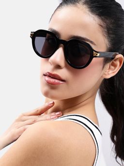 Twenty Dresses by Nykaa Fashion - Uv Protected Lens Black Sunglasses