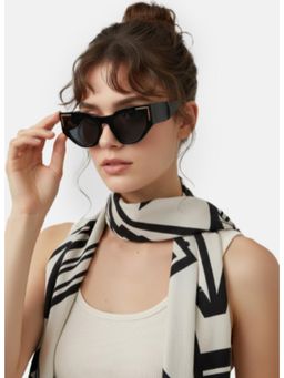 Twenty Dresses by Nykaa Fashion - Uv Protected Lens Black Sunglasses