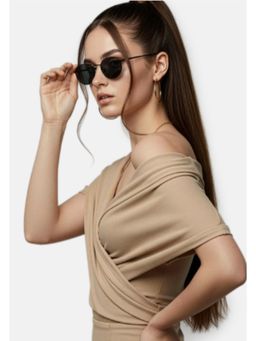 Twenty Dresses by Nykaa Fashion - Uv Protected Lens Black Sunglasses