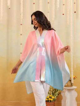 B'Infinite - Multi-Color Ombre Embellished Kaftan