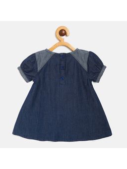 MINI KLUB - Baby Girls Indigo Blue Dress