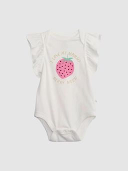 GAP - Girls Printed Ruffled Detail Bodysuit