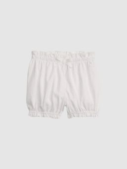 GAP - Girls High-Rise Regular Fit Shorts - White