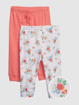 GAP - Girls Mid-Rise Relaxed Fit Joggers (Pack of 2)