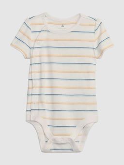 GAP - Boys Striped Round Neck Bodysuit