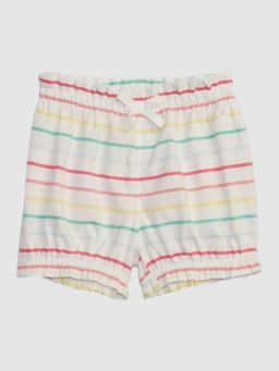 GAP - Girls Mid-Rise Horizontal Striped Regular Fit Shorts