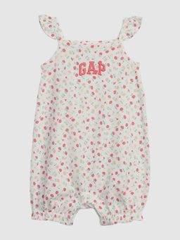 GAP - Girls Floral Square Neck Romper