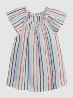 GAP - Girls Striped Smocked A-Line Dress