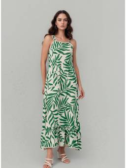 Twenty Dresses by Nykaa Fashion - Floral Printed Pure Cotton Maxi Dress
