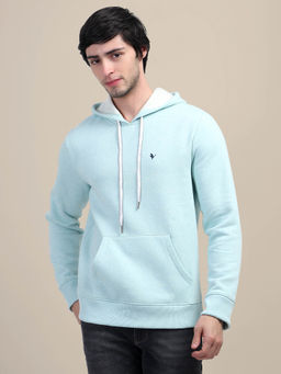 AM SWAN - Sky Blue Stylish and Comfort Fit Hoodie