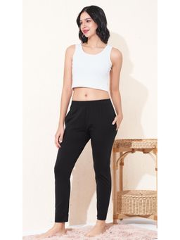 Quira - Womens Cotton Blend Pyjama Black