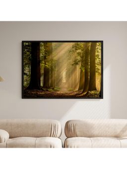 ARTCREST - Jacobs Ladders Large Painting Black Box Framed Canvas Wall Art Painting