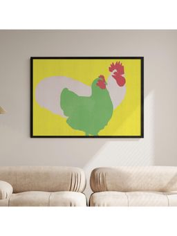 ARTCREST - Positivity Large Painting Black Box Framed Canvas Wall Art Painting