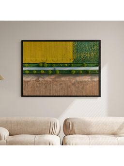 ARTCREST - Prekmurje Large Painting Black Box Framed Canvas Wall Art Painting