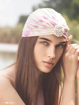 Hair Drama Co. - Tie And Dye Turban - Pink