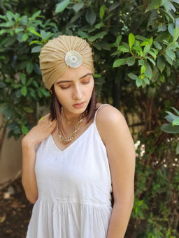 Hair Drama Co. - Turban - Beige