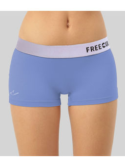 FREECULTR - Womens Boy-shorts Micromodal Silver Fox Waistband Airsoft Antichaffing - Teal
