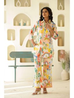 Gahan - Womens Multi-Color Printed Stylish & Comfortable Co-Ord Set