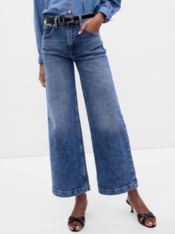 GAP - Women'S High Rise Wide-Leg Jeans