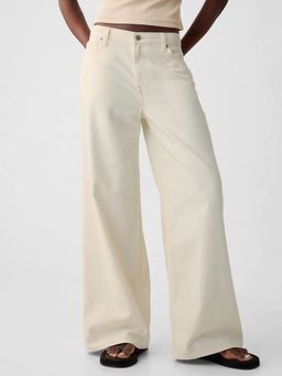 GAP - Women's Mid-Rise Wide-Leg Loose Jeans