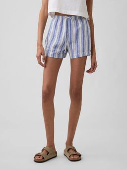 GAP - Vertical Stripes Blue Casual Shorts